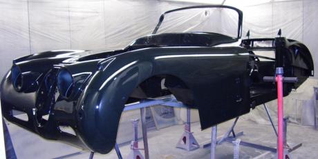 Jaguar restoration and rebuild